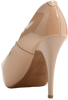 Stilletos Plataforma Beige Taco Aguja Talle 35