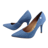 Stiletto Vizzano Tela Jean Azul Talle 35