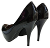 Stilettos Plataforma Negros Taco Aguja Talle 35 