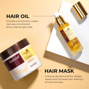Karseell Repair Set Mascarilla Capilar Colageno 500ml + Oleo 50ml