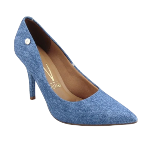 Stiletto Vizzano Tela Jean Azul Talle 35